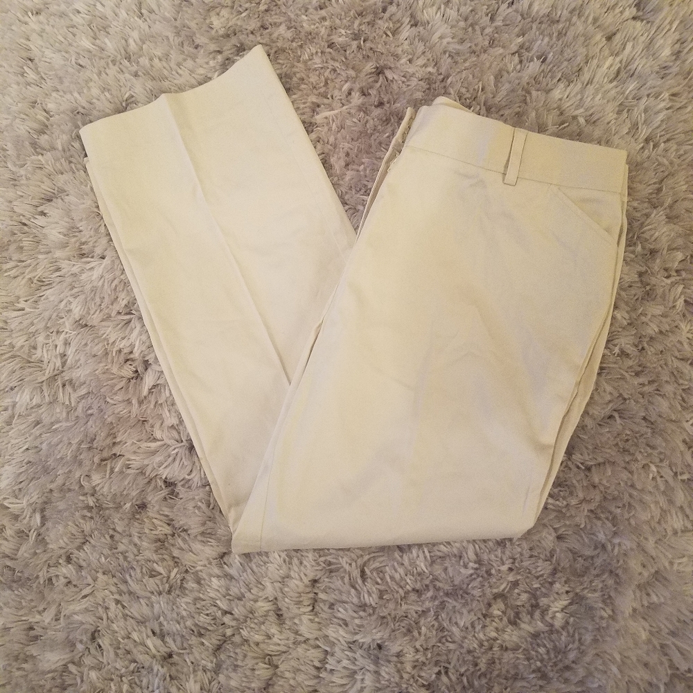 Calvin Klein Cream Pants, Size 16
